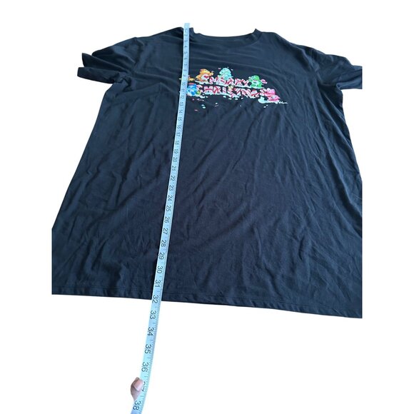 BP Retro Graphic Short Sleeve Sleep Shirt Black Graphic Merry Care Bears L NWT - Picture 6 of 12